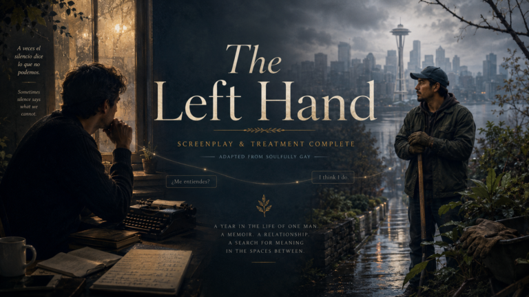 The Left Hand: The Screenplay Adaptation of Soulfully Gay Is Now Complete